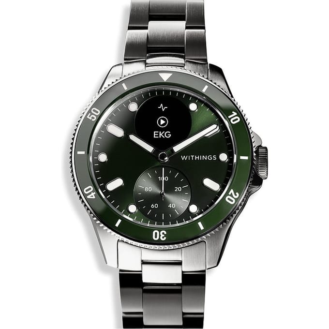 Withings ScanWatch Nova - 42mm Hybride Smartwatch - ECG, AFib Detectie, SpO₂ Meter, Hartslagmeter, Slaaptracker, 24/7 Temperatuurmeting, 35 Dagen Batteri, Saffierglas, 10 ATM Waterdicht