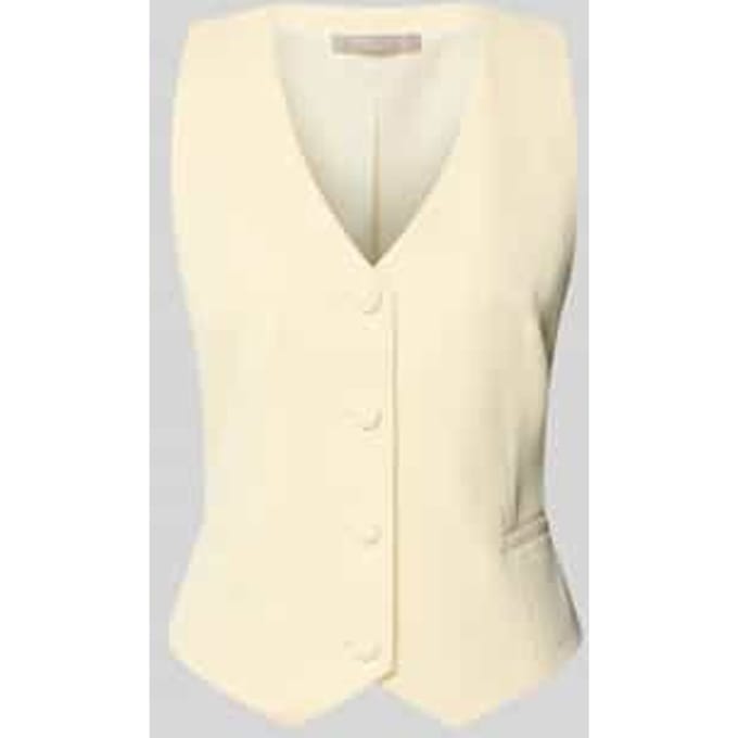 regular fit bodywarmer met v-hals