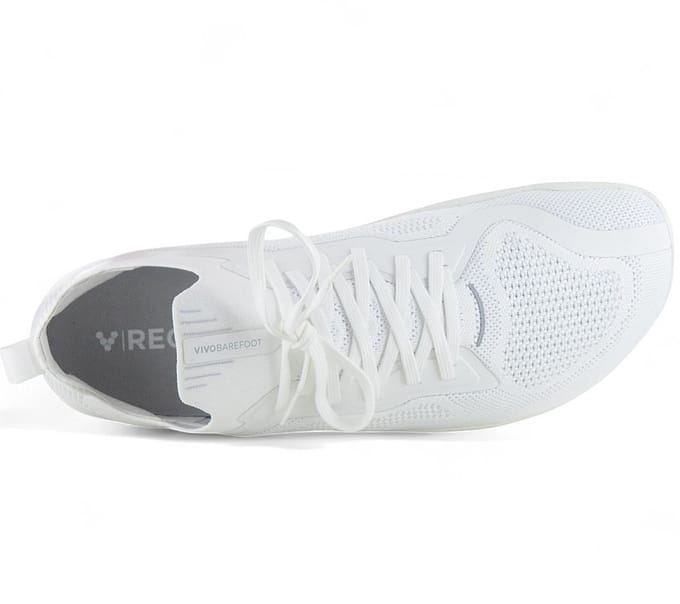 Vivobarefoot Primus Lite Knit Bright White - Mannen Barefoot Schoenen - Maat 41