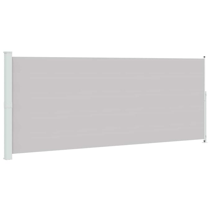 vidaXL - Tuinscherm - uittrekbaar - 200x514 - cm - grijs
