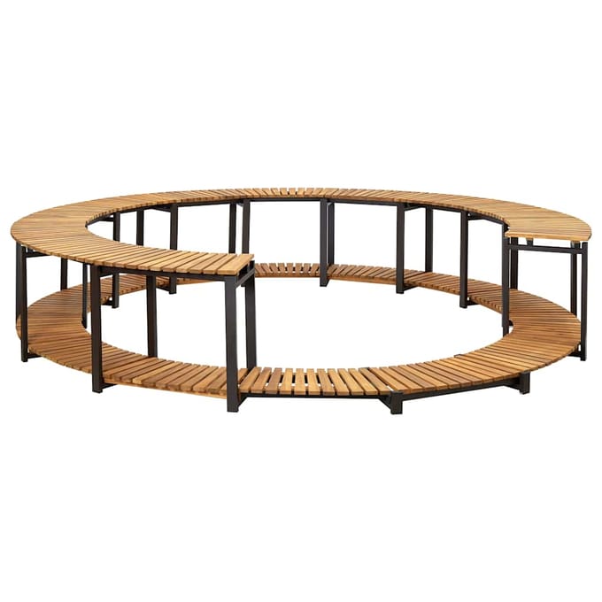 vidaXL - Spa-ombouw - 273x53 - cm - massief - acaciahout