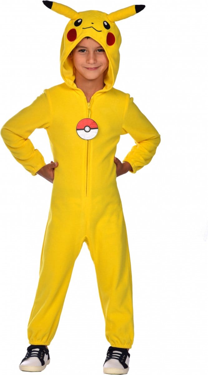 Amscan Verkleedpak Pokémon Pikachu Jongens Geel Mt 3-4 Jaar