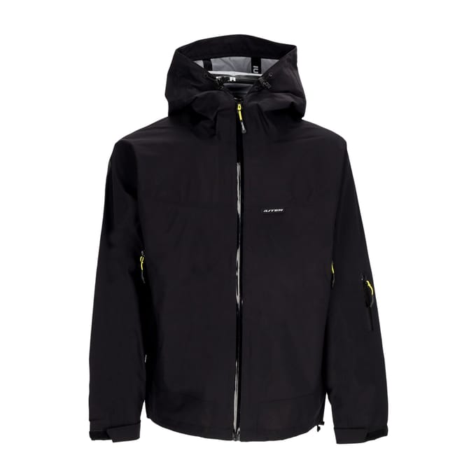 Armor getapete jas voor heren, zwart windjack