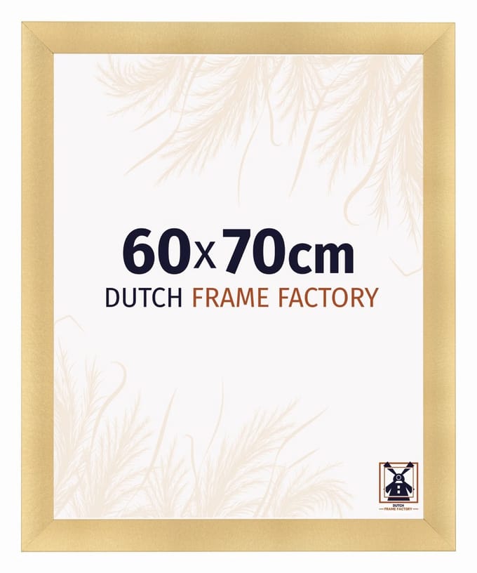 Fotolijst 60x70 cm - MDF - Goud Mat - Praag