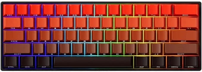 AKKO MONSGEEK FUN60 Max Shine-Through Blaze Gradient Hall Effect Magnetic Switch 8K Hz ARGB Wireless Hotswap Mechanical Gaming Keyboard