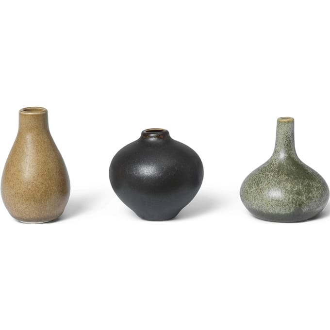 Ferm Living Komo minivaasjes set van 3 - Calm