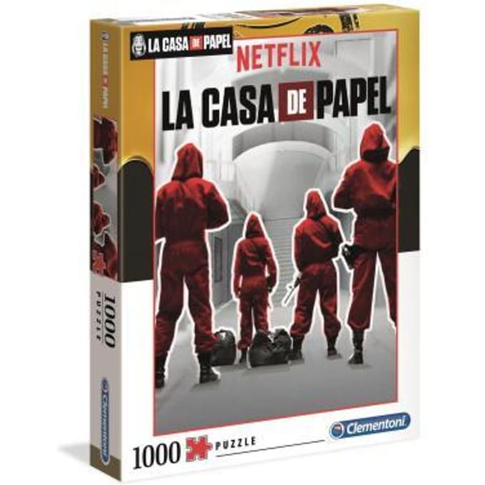 Clementoni Legpuzzel - La Casa de Papel - 1000 stukjes, puzzel volwassenen