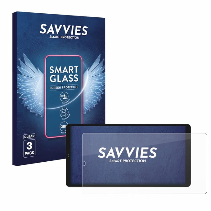 3 Stuks Savvies Screenprotector - geschikt voor Shelly Wall Display X2i - beschermfolie glas transparant