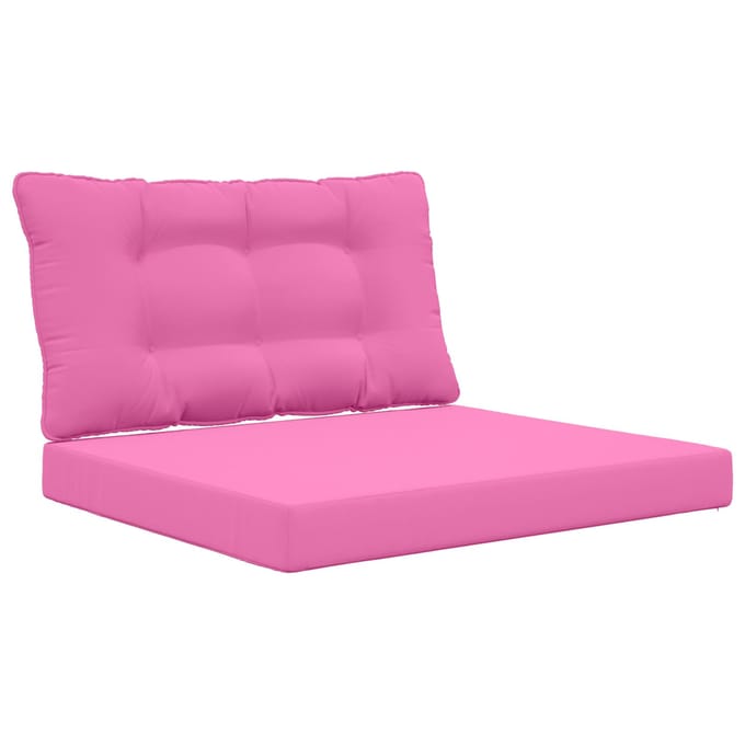 vidaXL - Buitenbankkussen - Polyester - Roze - 80 - x - 68,5 - cm