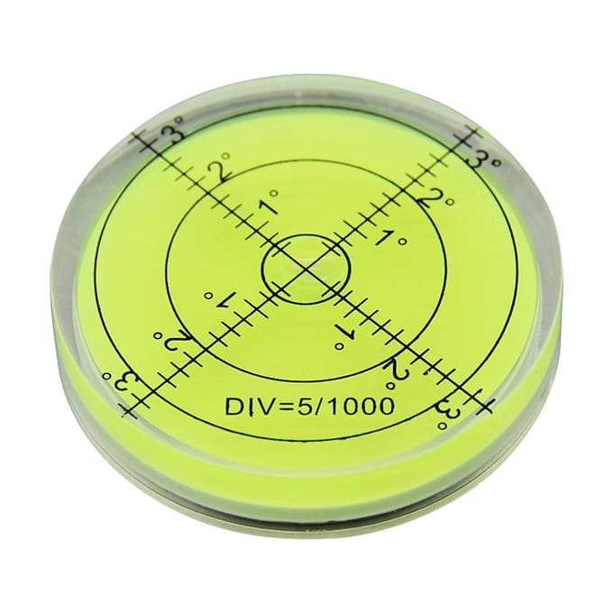 Wanxiang Niveau Plastic Waterpas Bel Draagbare Ronde Waterpas Golfbal Markeerder yellow