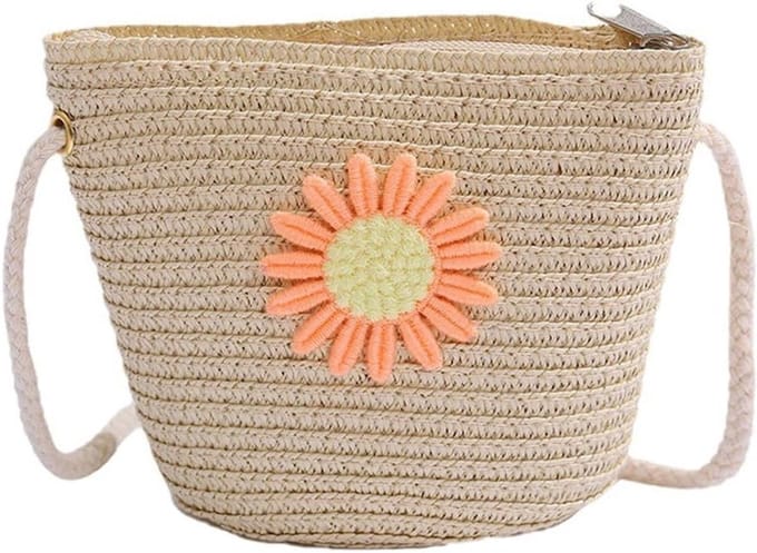 Solidchoice - Daisy Schoudertas voor Meisjes met Bloemenprint
