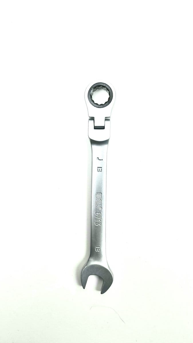 BGS Ratel knie ringsteeksleutel 13 mm