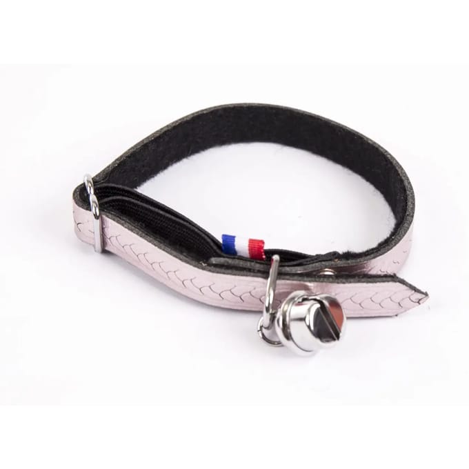 Gevlochten leren kattenhalsband Martin Sellier