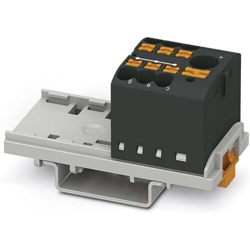 Phoenix Contact 3273080 Verdeelblok 28.6 mm Spanveer Zwart 10 stuk(s)
