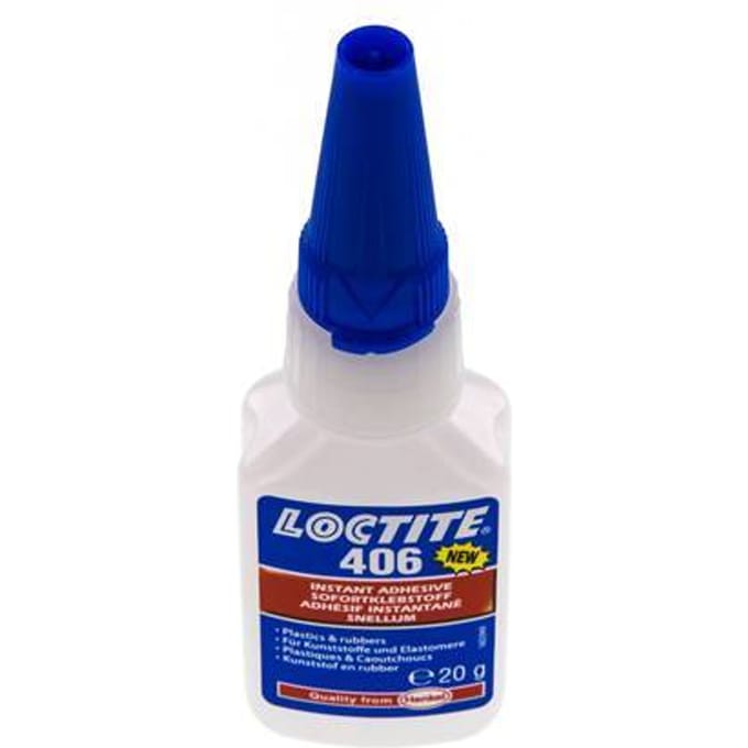 Loctite Instant Lijm 20ml Transparant 2-11s Uithardingstijd Kunststof En Rubberoppervlakken