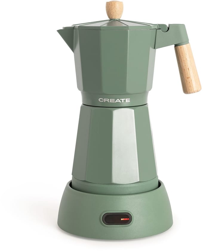 CREATE - Elektrische mokkapot met warmhoudfunctie - Sage - THERA MOKA ELECTRIC