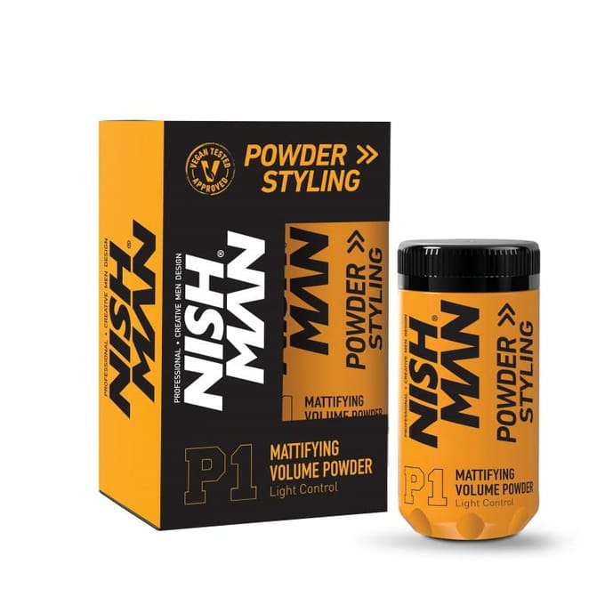 Nishman Hair Styling Powder P1 Light Control, Matte Volumepoeder 20g