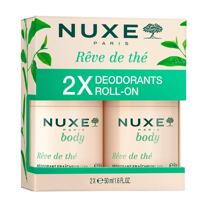 Nuxe Body Rêve de Thé Deodorant Fraîcheur 24H Lot de 2 x 50 ml