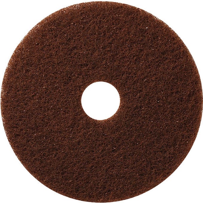 vloerpad bruin 17 inch 43cm. - profi pad - per stuk