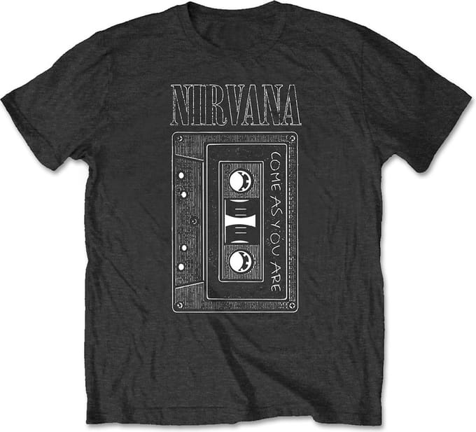 Nirvana - As You Are Tape Heren T-shirt - S - Zwart