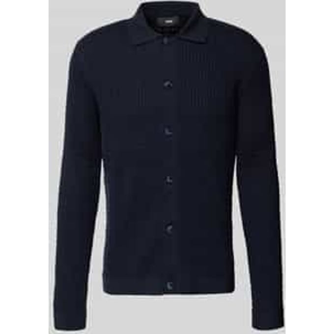 Gebreid jack met structuurmotief, model 'Yuris'