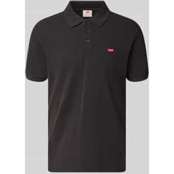 Poloshirt met Labeldetail