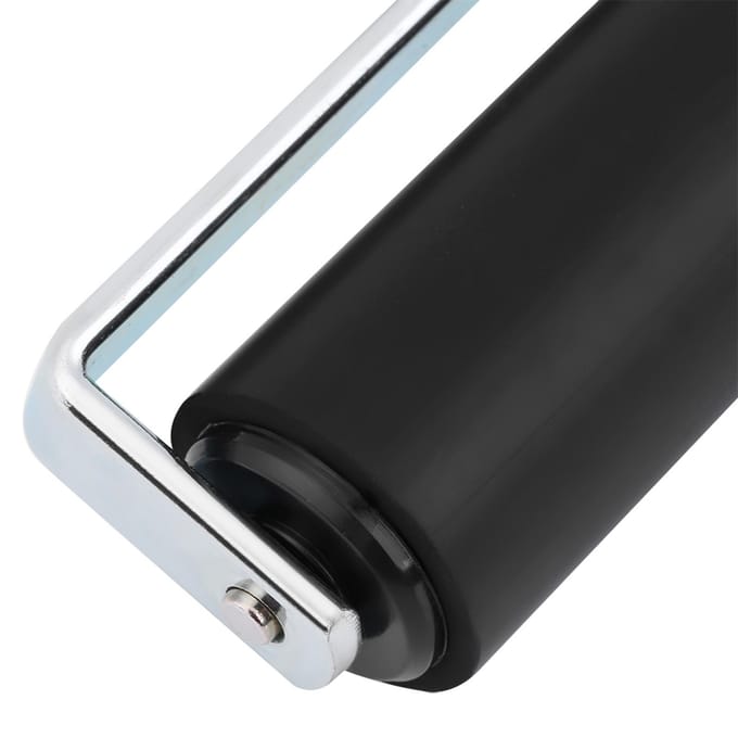 Rubberen Brayer Roller Verfkwast Inkt Applicator Kunst Handwerk Olieverf Gereedschap black