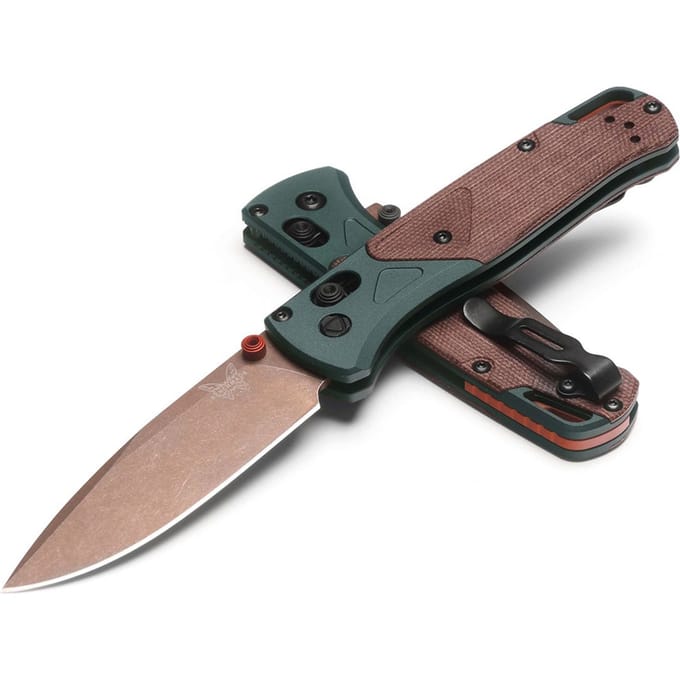 Benchmade Bugout Taiga Green – Lichtgewicht EDC-Zakmes Met CPM S90V