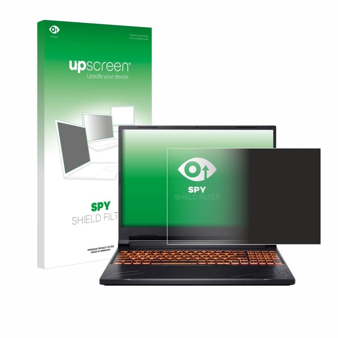 upscreen - privacyscherm voor Acer Nitro V 16 - privacy filter screenfilter Blauwlichtfilter