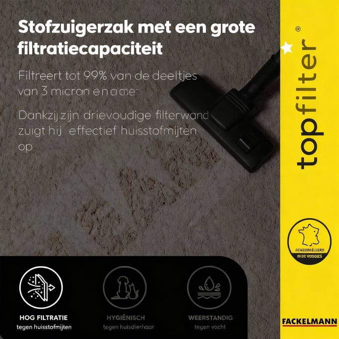 Set van 2 stofzuigerzakken Tornado en Kärcher TopFilter Premium