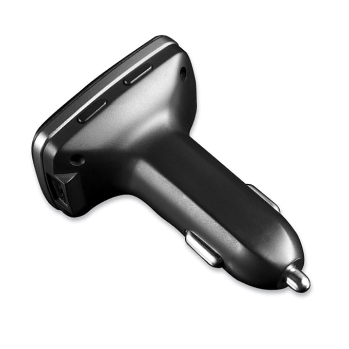 Auto Intelligente TPMS Sigarettenaansteker Bandenspanningscontrolesysteem met 4 Interne Sensoren black
