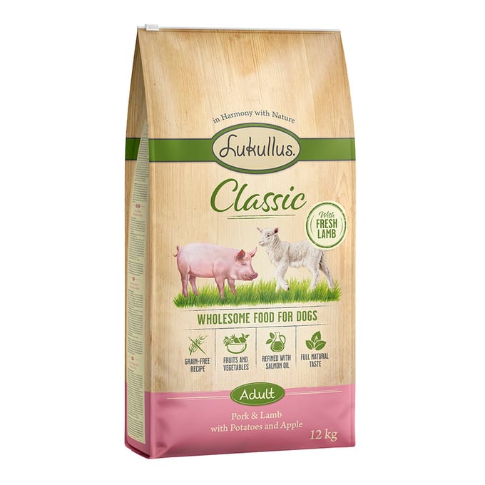 Lukullus Classic Varken & Lam - Voordeelpakket: 5 x 1 kg Nieuw Receptuur