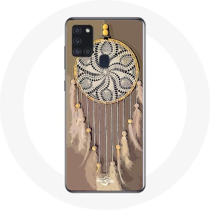 Coque - Samsung - Galaxy A21S - Marron - Attrape Rêve - Souple marron