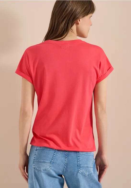 Shirt met korte mouwen in tuniekstijl