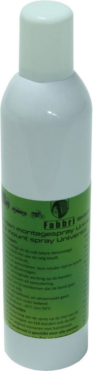 Banden montagespray universeel - 400ml - Fabbri