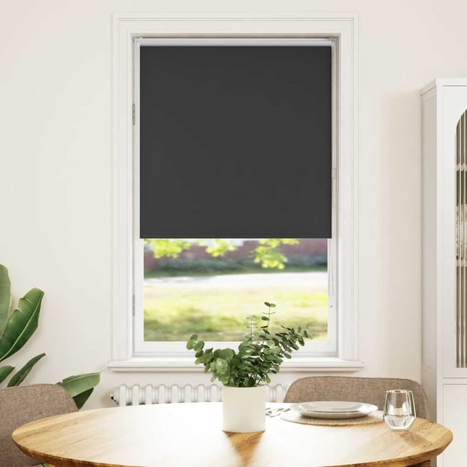 vidaXL - Rolgordijn - verduisterend - 85x150cm - stofbreedte - 80,7 - cm - polyester