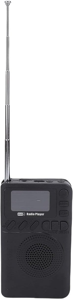 Draagbare Digitale DAB+ FM Radio met Bluetooth Speaker en MP3 Speler