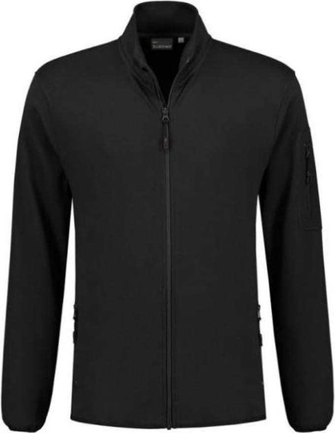 Santino Berlin Sweatvest lange mouwen +Rits - Zwart - L