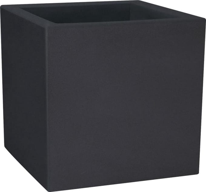 Bloembak Balkonbak Modus 40x40x40cm ANTRACIET Nicoli
