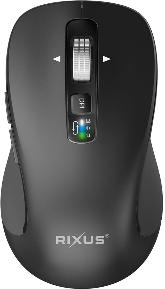 Rixus RXWM01B Aero Flex Mouse Black