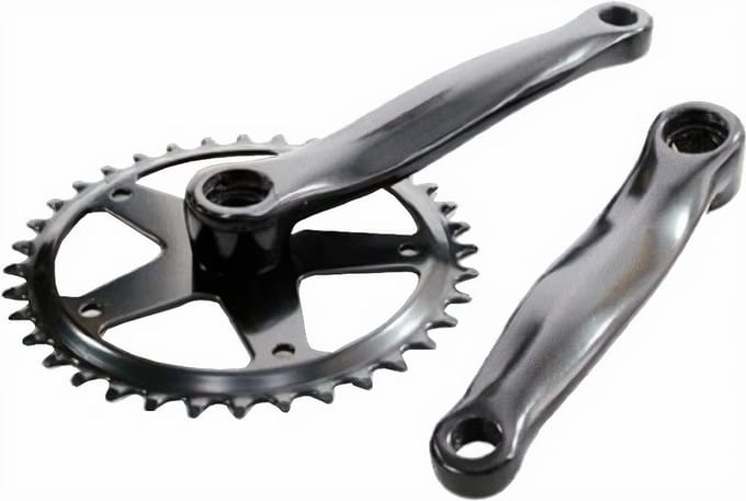 Hzb Crankset 46t 170 Mm Jis Staal Zwart