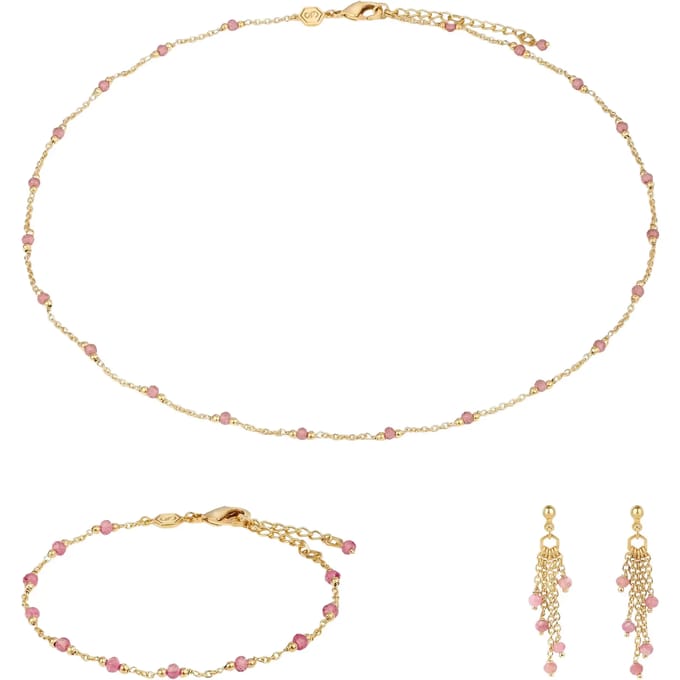 Collier, armband en oorbellen van toermalijn voor vrouwen Sloya Elyssa