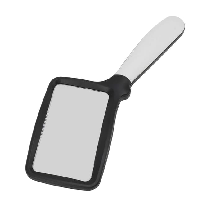 Loupe de poche pliable avec lumière 5 LED 3X Grande loupe de lecture rectangulaire avec
