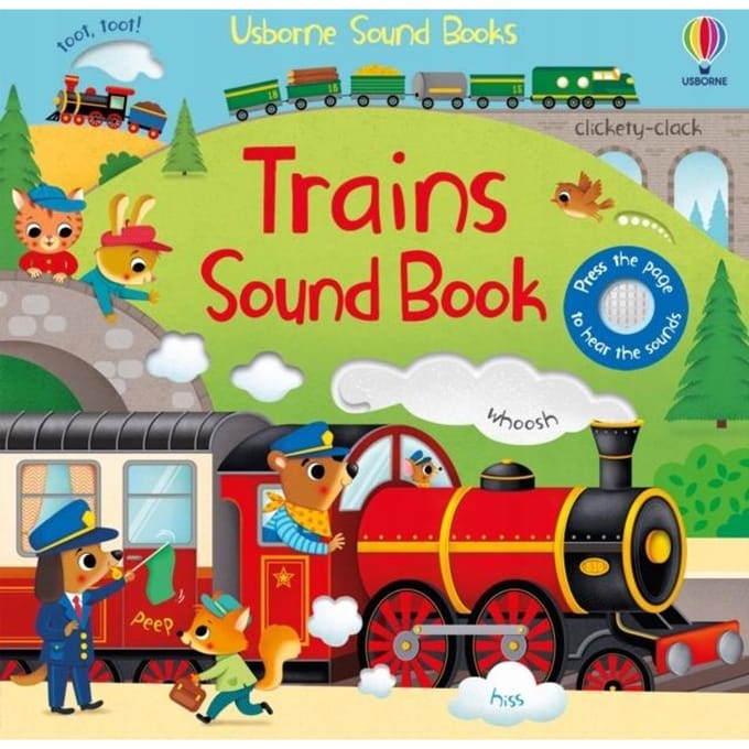 Livres sonores Usborne: livre sonore trains - taplin sam