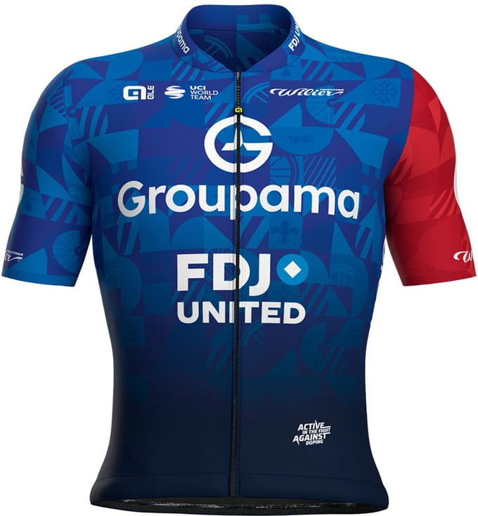 Ale Groupama Fdj Capsule Tdf 2025 Korte Mouw Wielertrui Blauw M Man