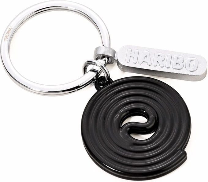 Troika Sleutelhanger HARIBO dropveter, met Haribo logo tag