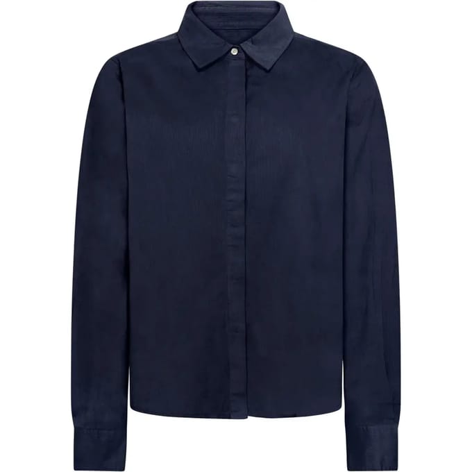 Vrouwen lange mouwen velours shirt KnowledgeCotton Apparel
