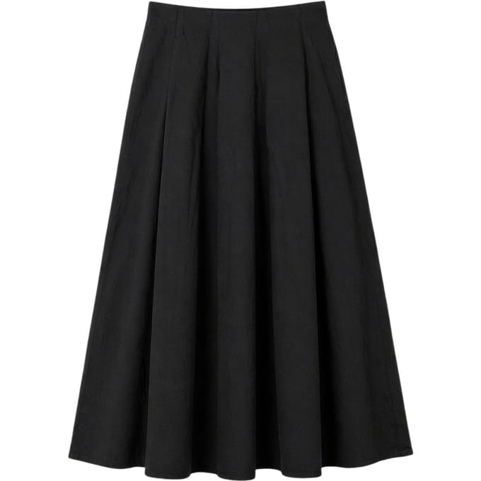 Hoge Taille A-Lijn Midi Rok