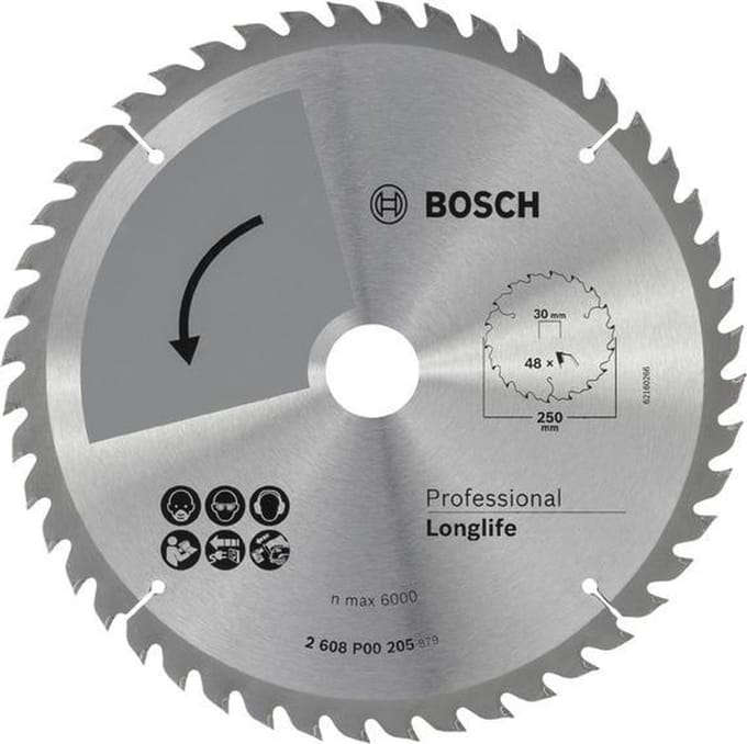 PROF. CIRKELZAAGBLAD PRECISION 250X2X30/-,T48 (1)