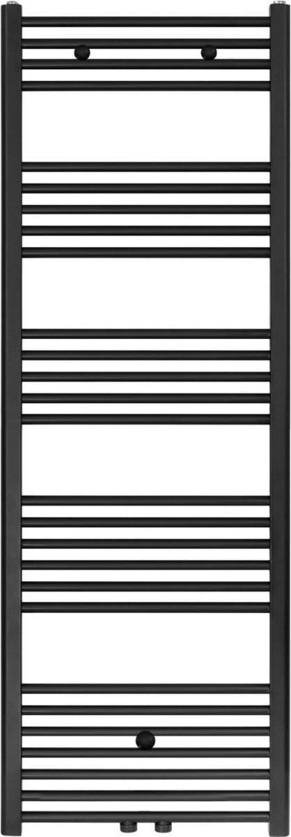 Bally Handdoekradiator Middenaansluiting 1600x500 721 Watt Geborsteld Mat Zwart